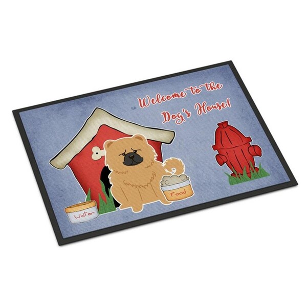Carolines Treasures Dog House Collection Chow Chow Cream Indoor or Outdoor Mat, 24 x 0.25 x 36 in. BB2898JMAT - main